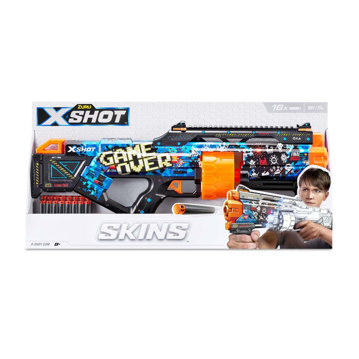 Zuru X-Shot Skins Last Stand Dart Blaster - Game Over