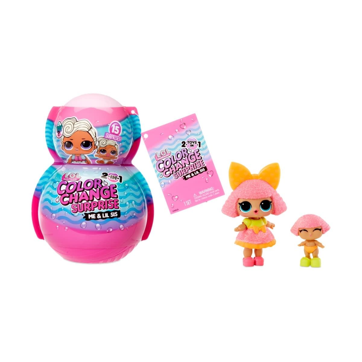 L.O.L. Surprise 2-in-1 Me & My Lil Sis Colour Change Surprise - Assorted