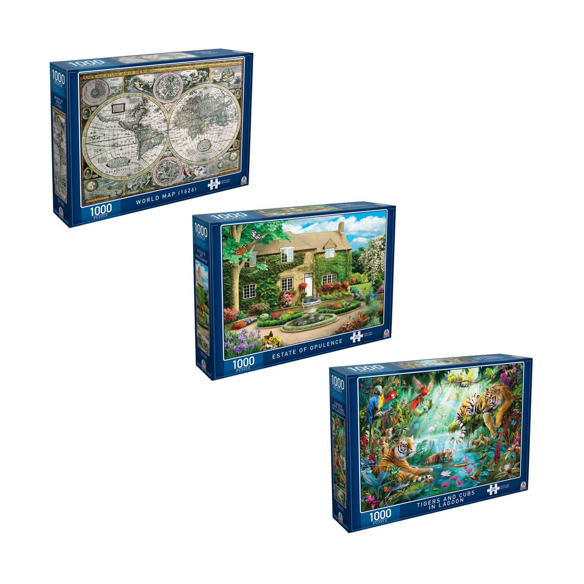 1000 Piece Arrow Gold Puzzle - Assorted