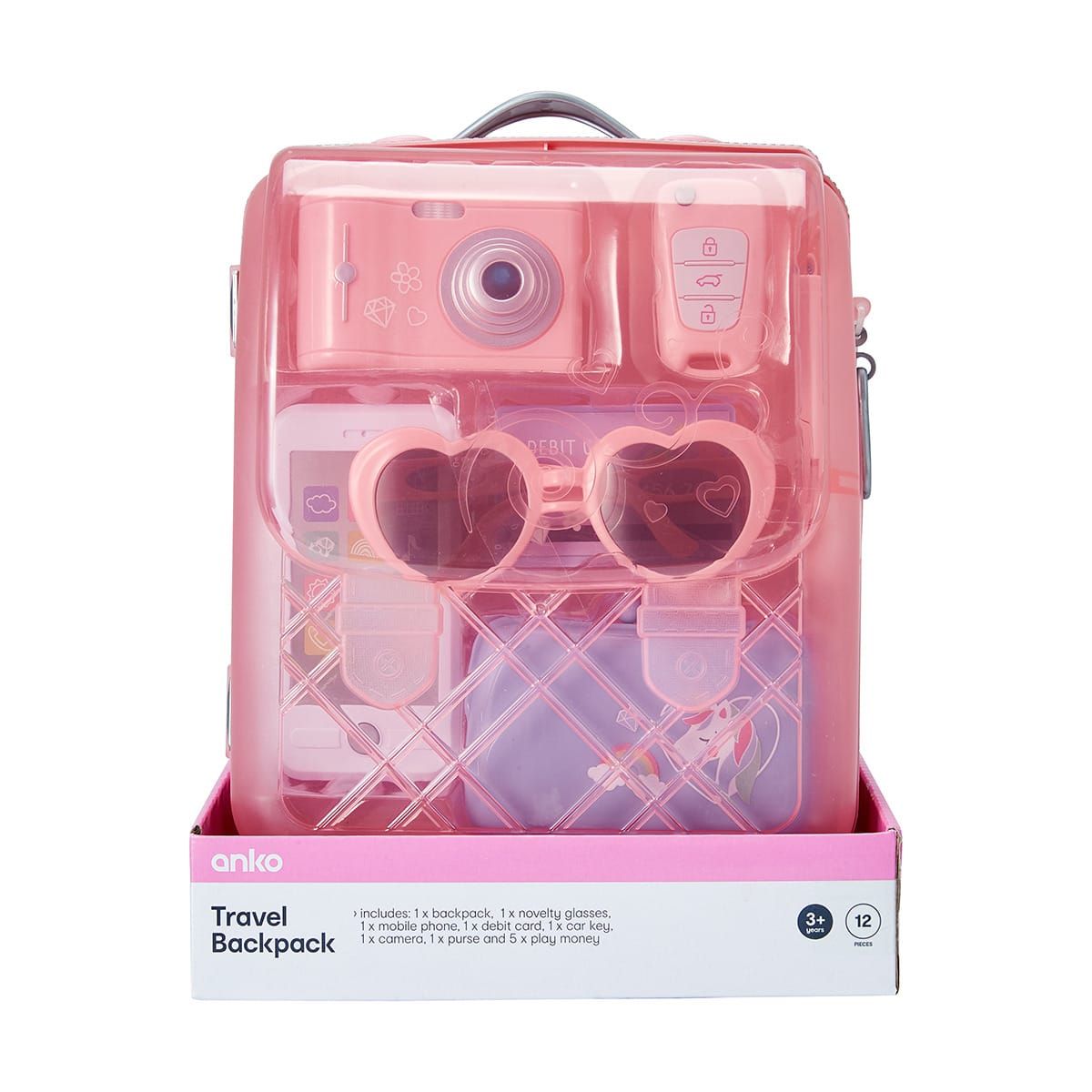 12 Piece Travel Backpack