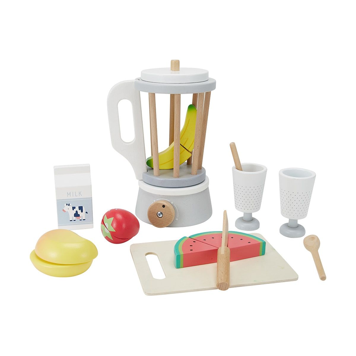 12 Piece Wooden Blender