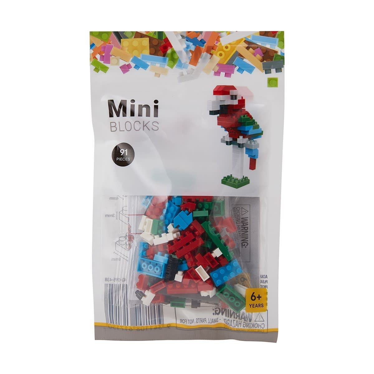 91 Piece Mini Blocks Set - Parrot