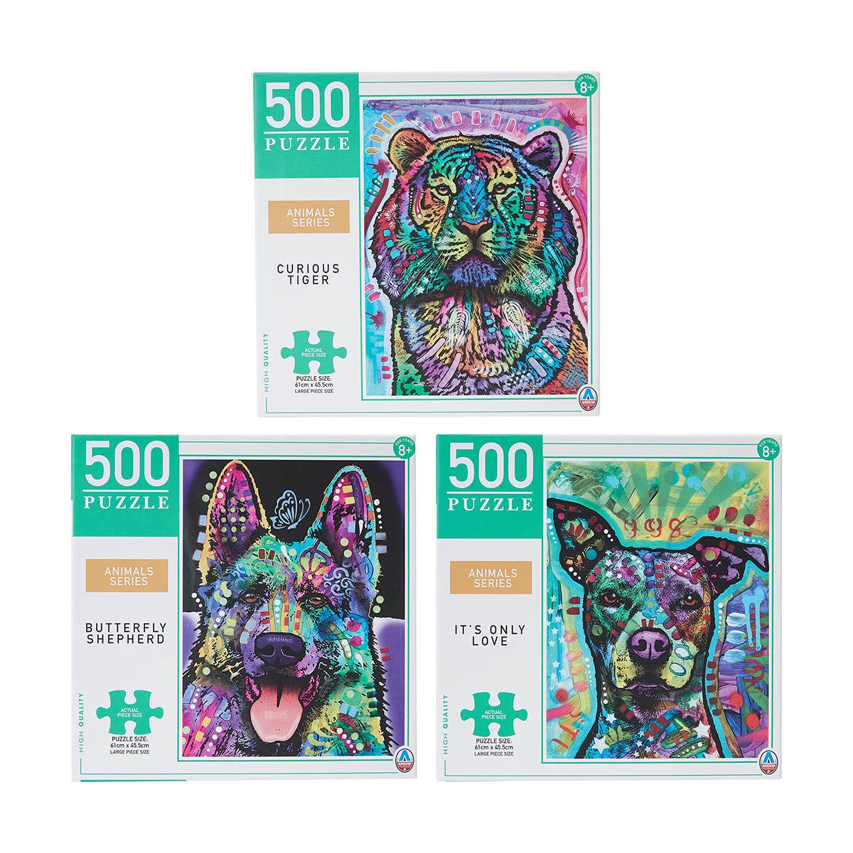 500 Piece Animals Puzzle - Assorted