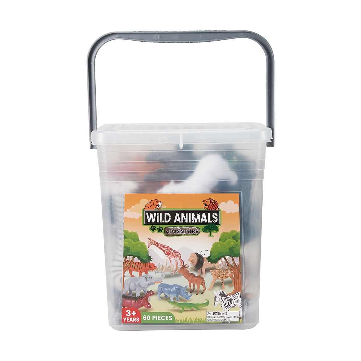 60 Piece Wild Animals Adventure Set
