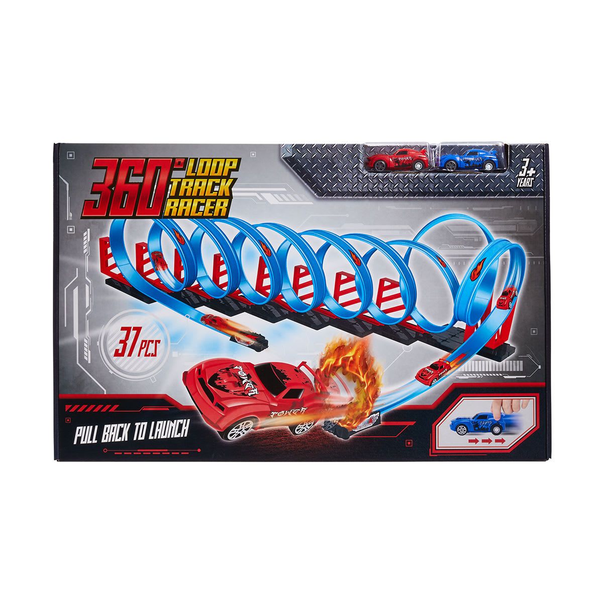 37 Piece 360 Degree Loop Track Racer