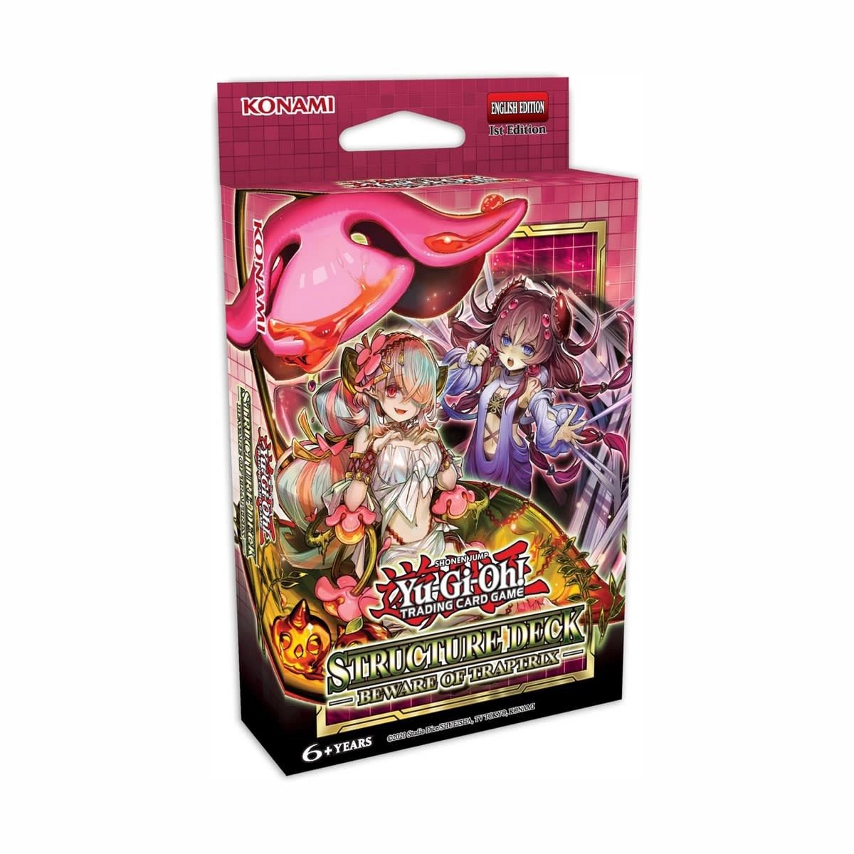 Konami Shonen Jump Yu-Gi-Oh! Structure Deck Beware of Traptrix Trading Card Game
