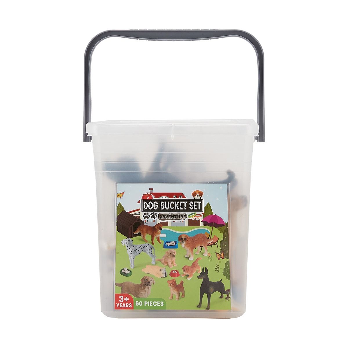 60 Piece Dog Bucket Set