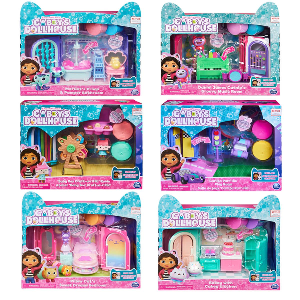 DreamWorks Gabby's Dollhouse Deluxe Room - Assorted