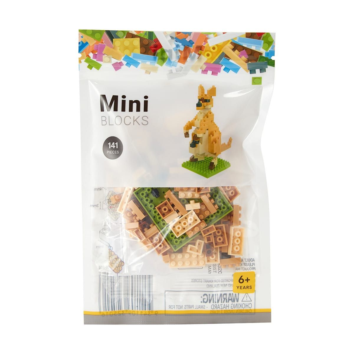 141 Piece Mini Blocks - Kangaroo