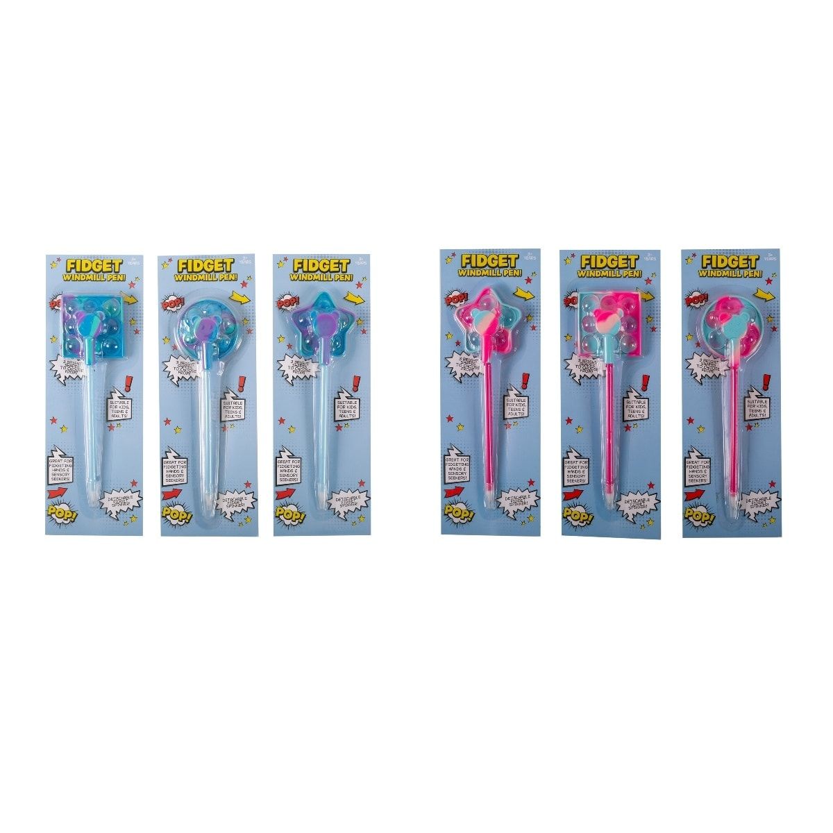 Fidget Windmill Pen - Assorted