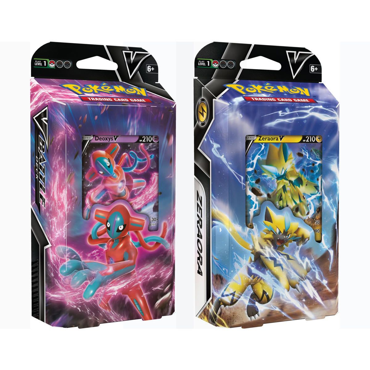 Pokemon Trading Card Game: Deoxys V or Zeraora V Battle Deck - Assorted