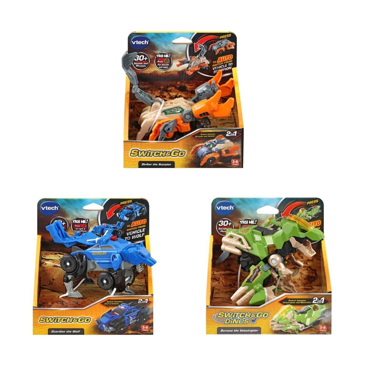 VTech Switch & Go 2 in 1 Toy - Assorted