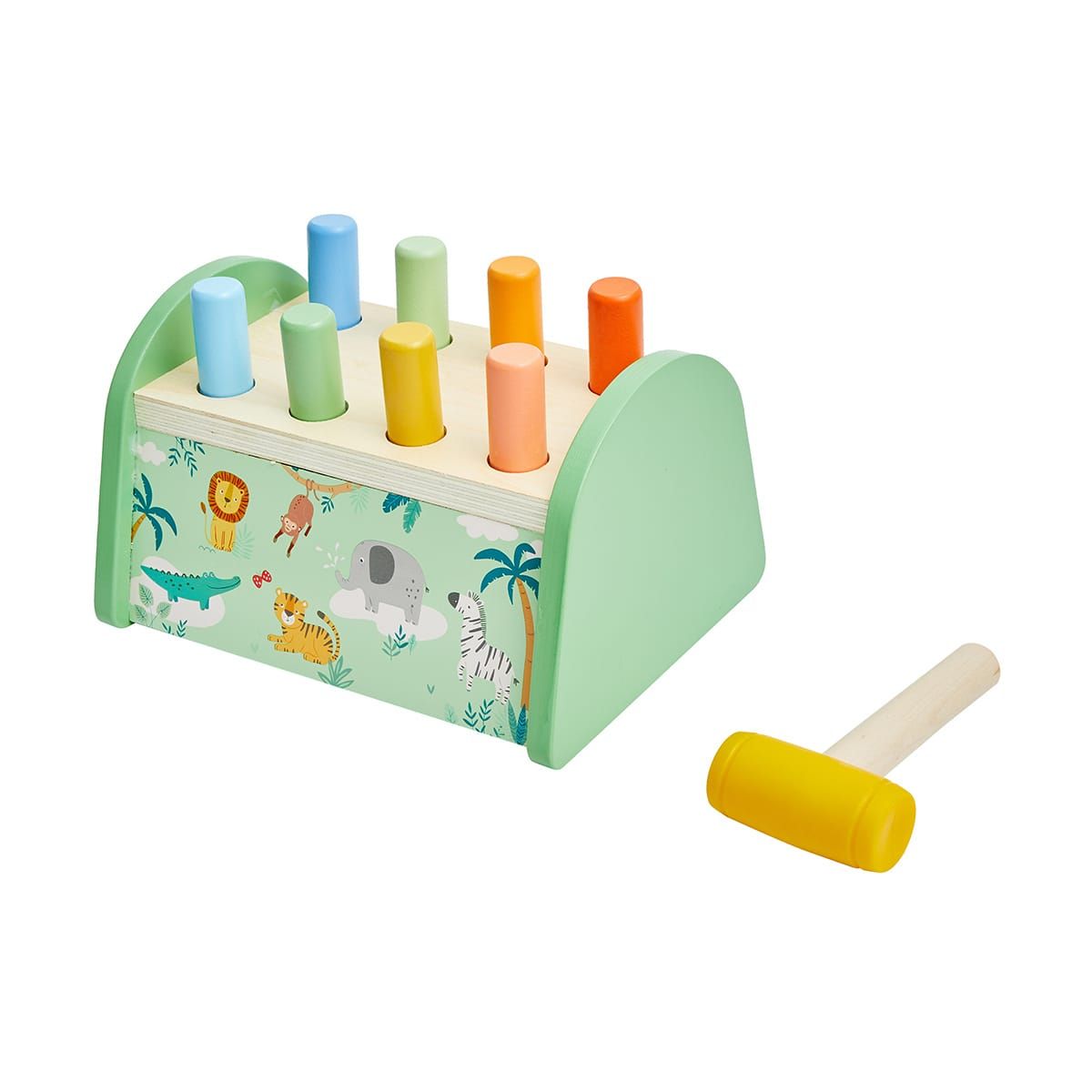 Wooden Jungle Pound Bench