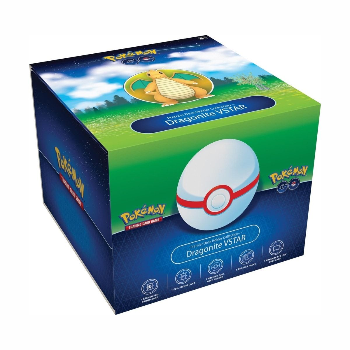 Pokemon Trading Card Game: Pokemon GO Premier Deck Holder Collection Dragonite VSTAR