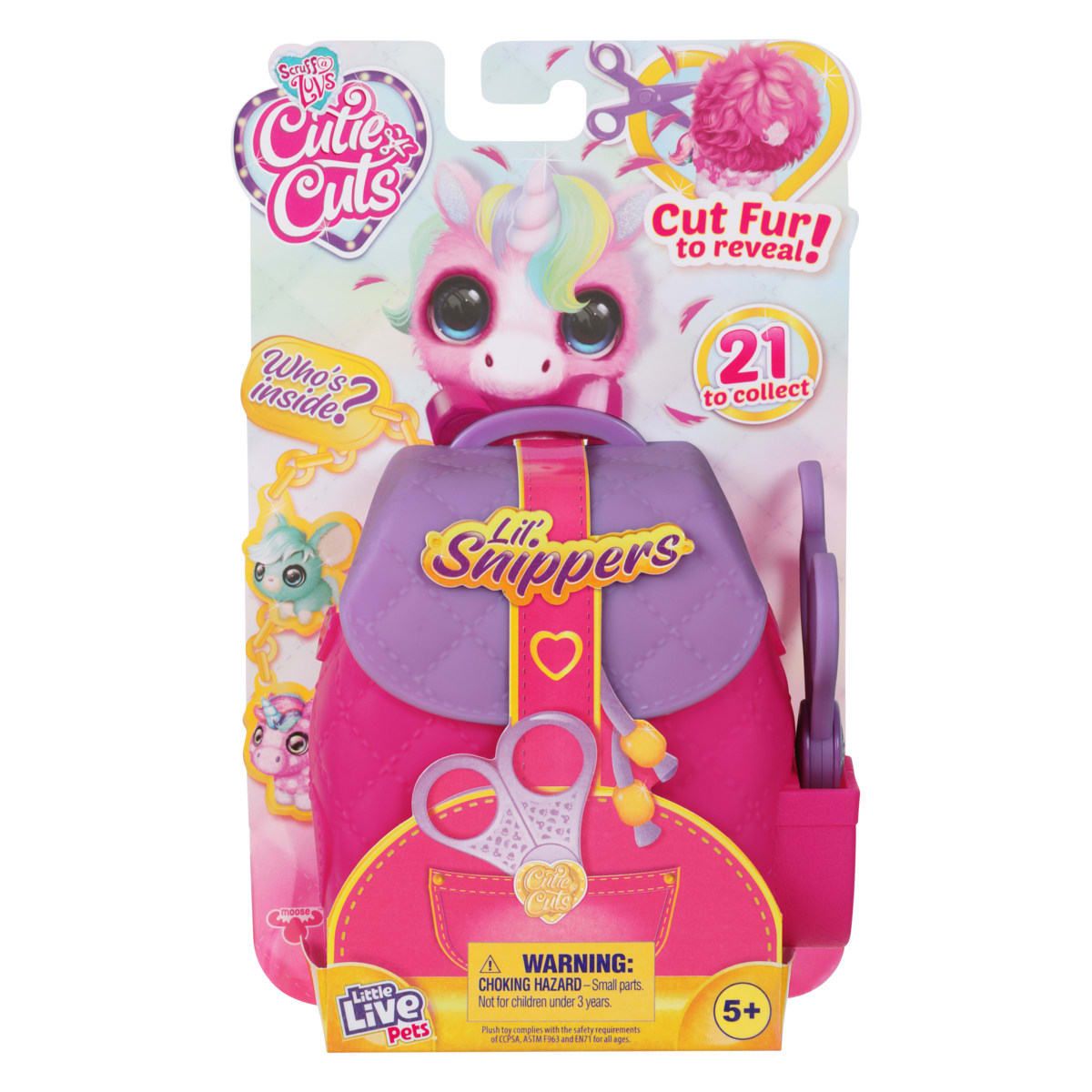 Little Live Pets Scruff-a-Luvs Cutie Cuts S3 Lil' Snippers Single Pack - Assorted