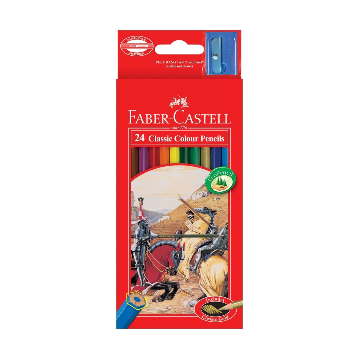 Faber-Castell Classic Colour Pencils - Pack of 24