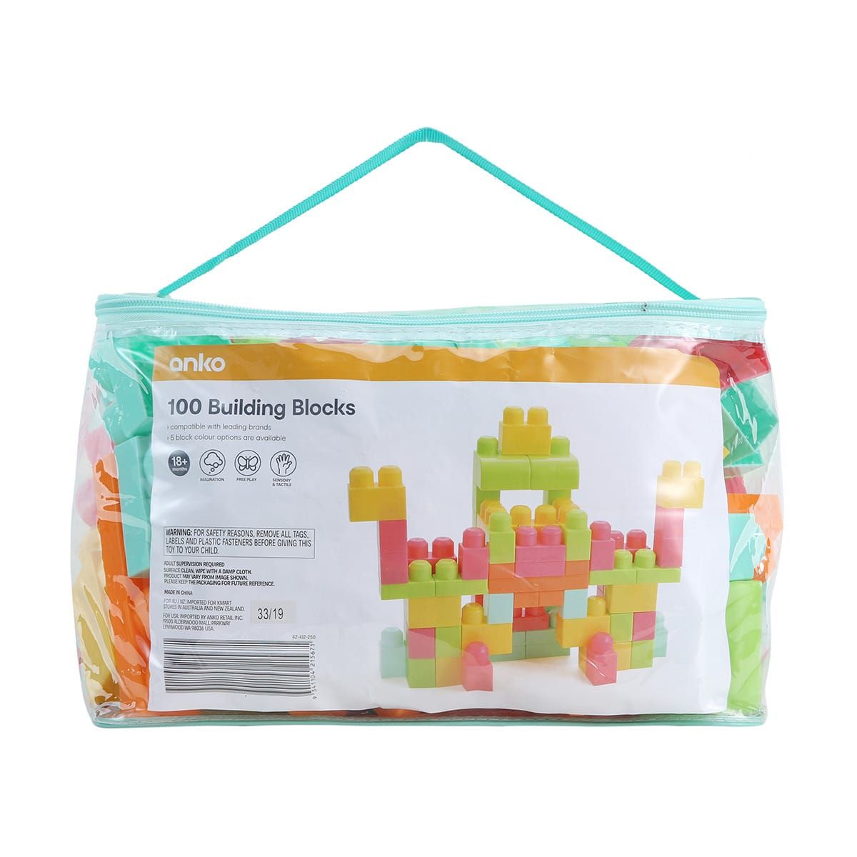100 Piece Block Bag