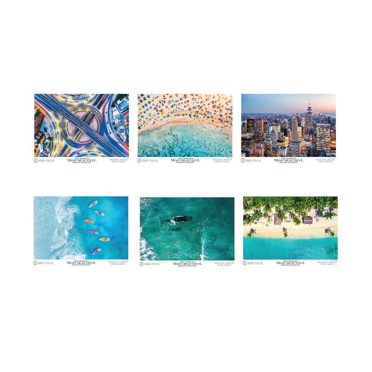 1000 Piece The World's Most Beautiful Jigsaw Puzzle - Assorted