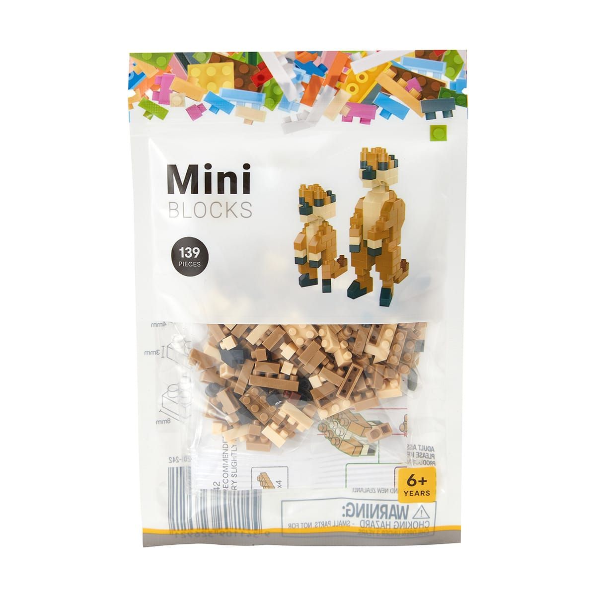 139 Piece Mini Blocks - Meerkat