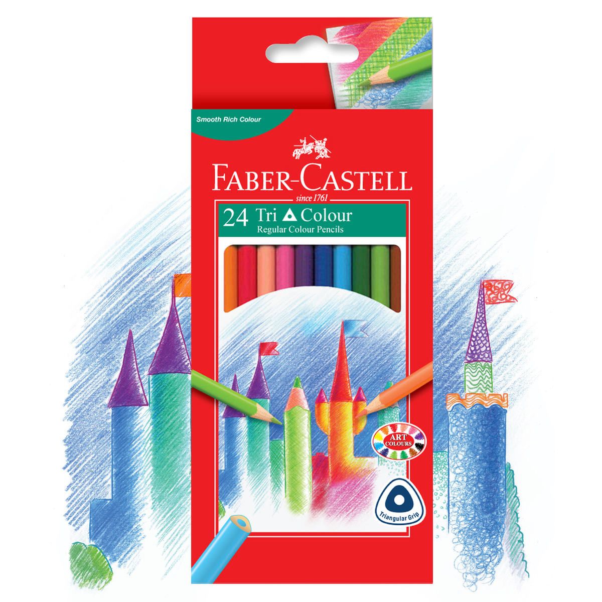 Faber-Castell Grip Pencils - Pack of 24