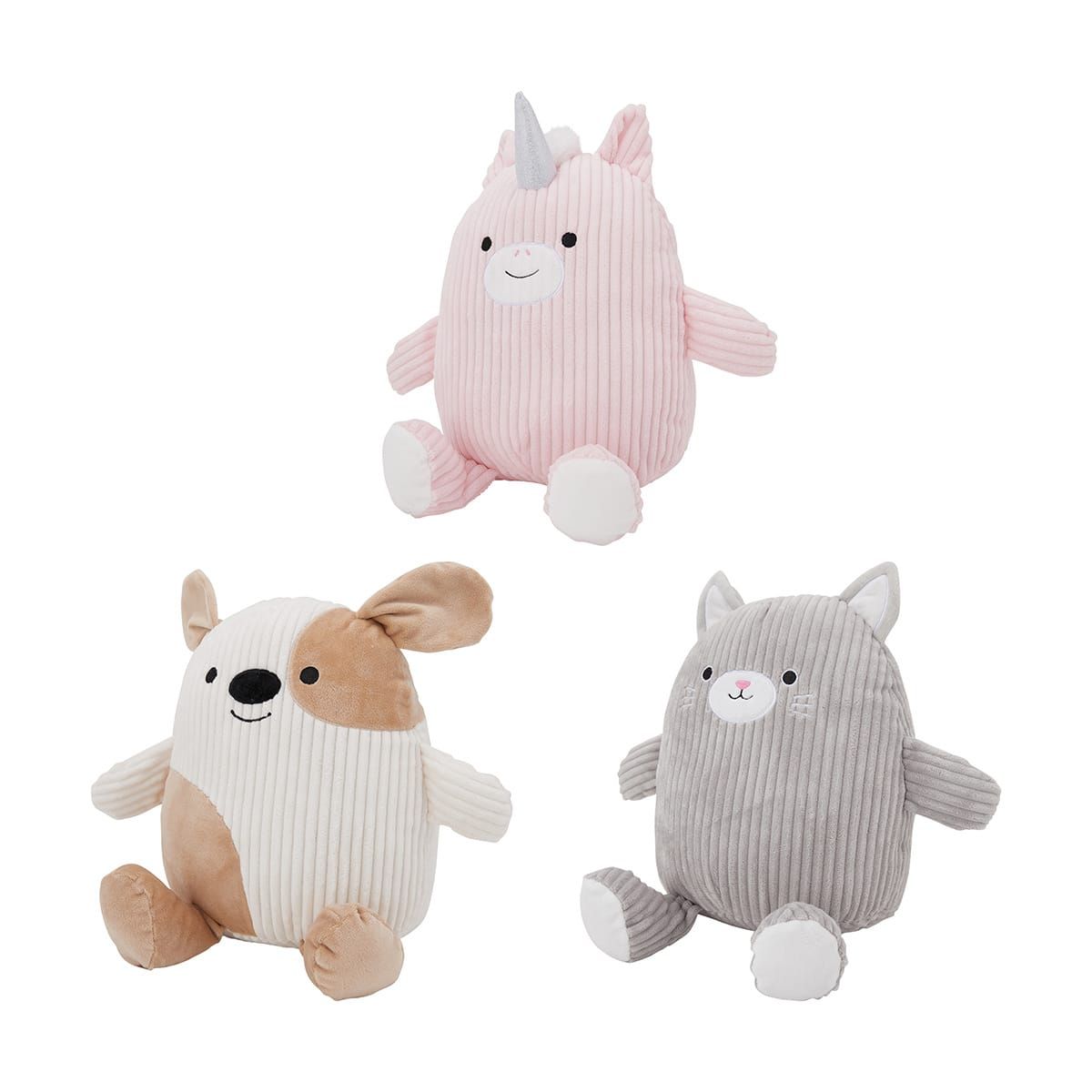 Corduroy Cushy Plush - Assorted