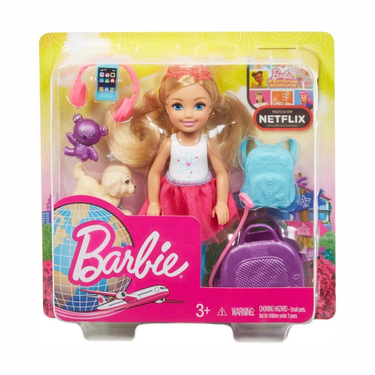 Barbie Chelsea Travel Doll Playset