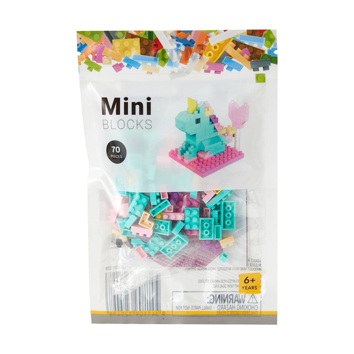 70 Piece Mini Blocks - Unicorn