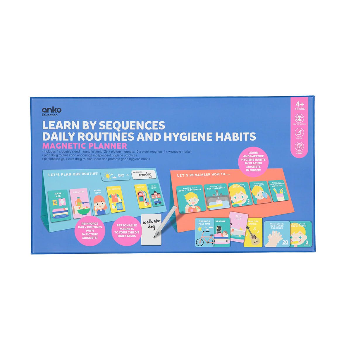 Learn By Sequences: Daily Routines & Hygiene Habits Magnetic Planner