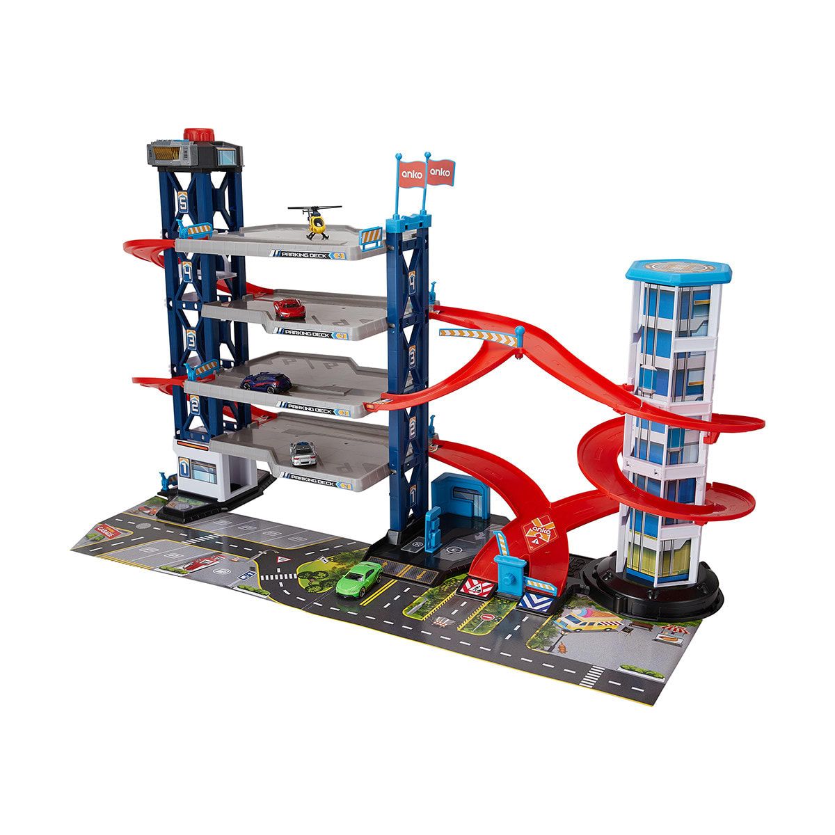 Lights and Sounds Parking Garage Playset