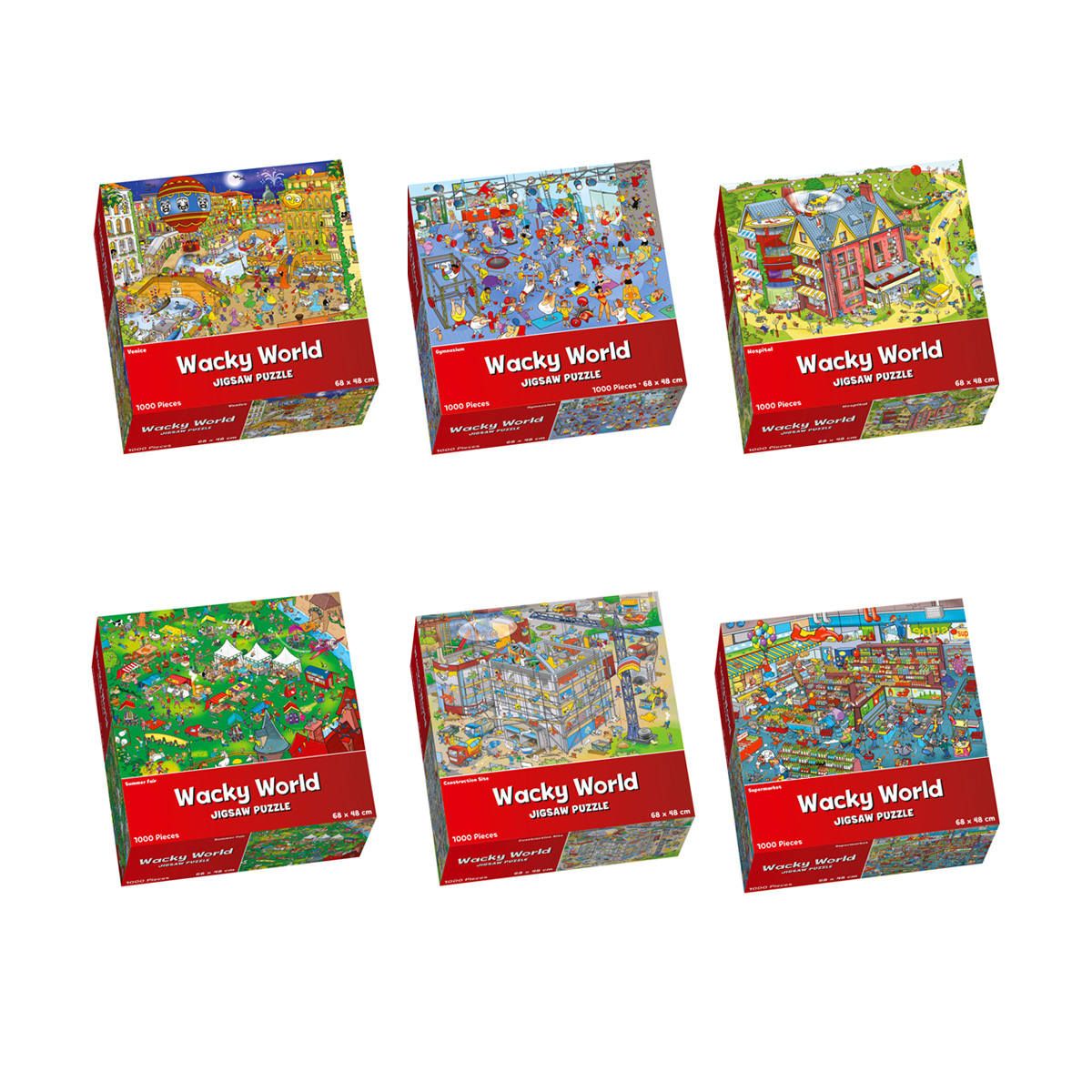 Wacky World Jigsaw Puzzle - Assorted