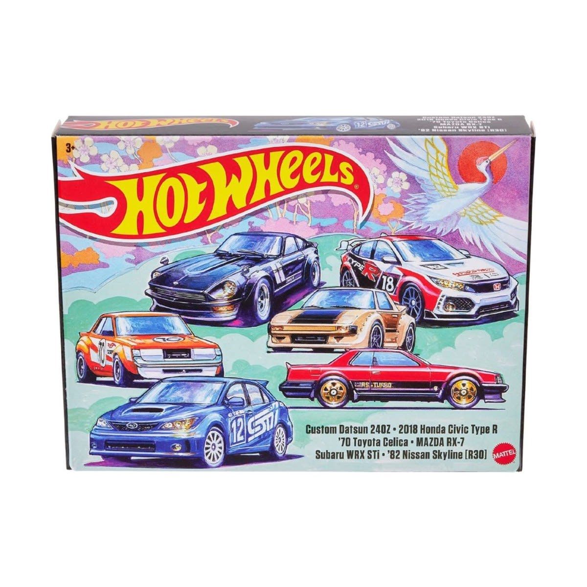 6 Pack Hot Wheels Japanese Car Culture Vehicles