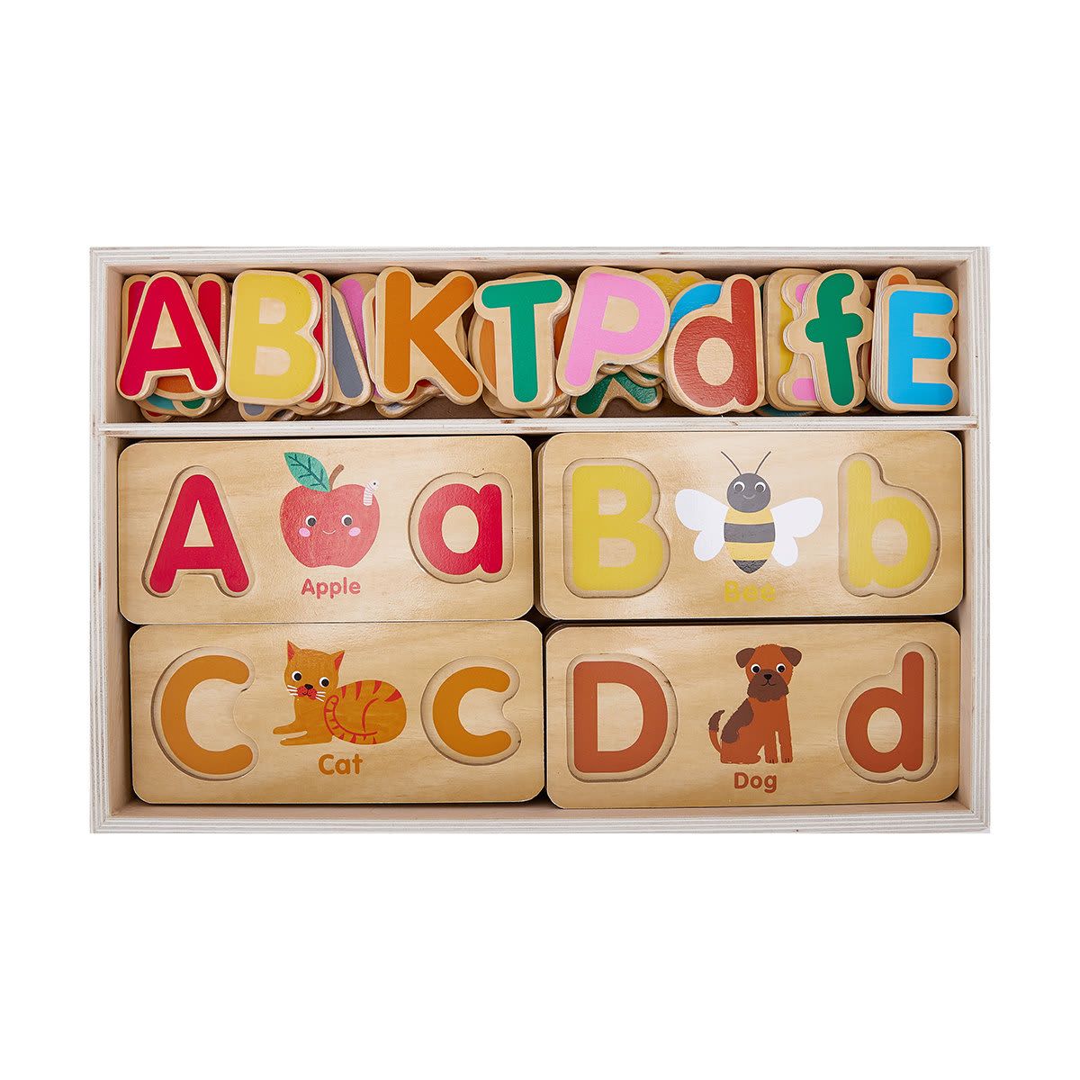 Wooden ABC Matching Puzzle Set