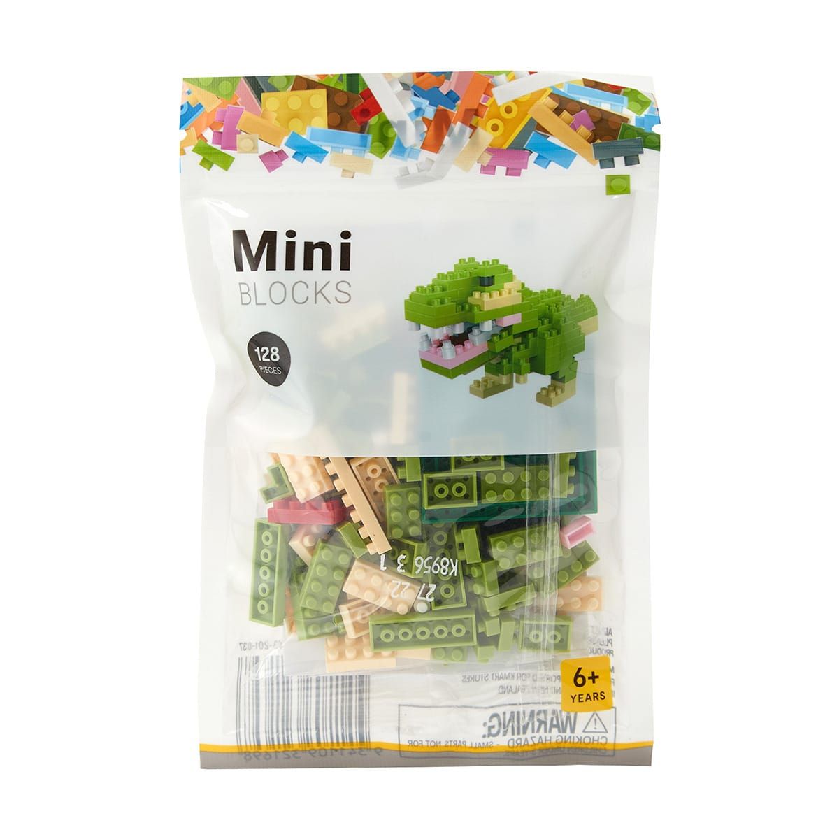 128 Piece Mini Blocks - Dinosaur