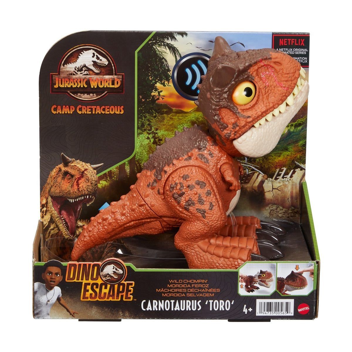 Jurassic World: Camp Cretaceous Wild Chompin' Carnotaurus Toro