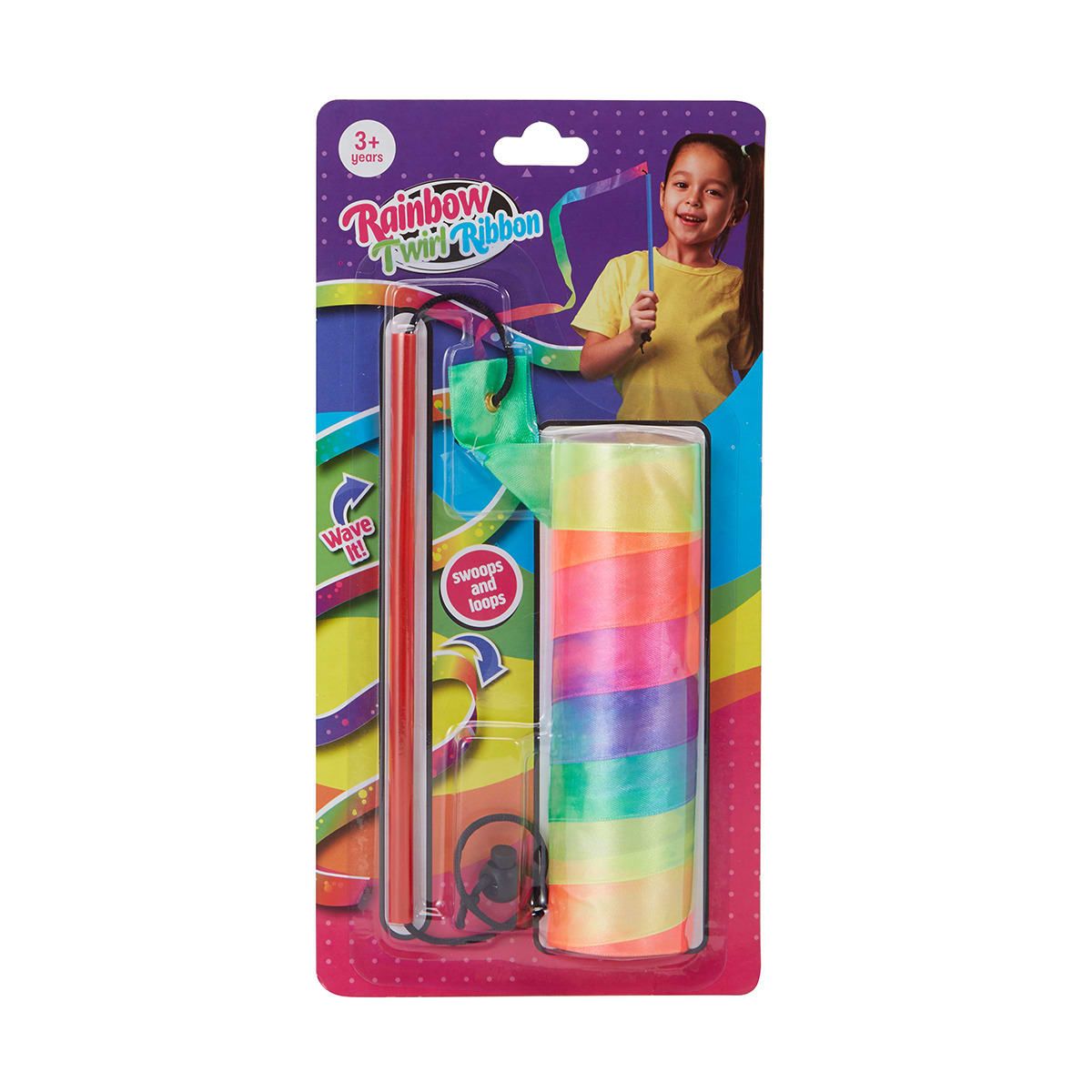Rainbow Twirl Ribbon