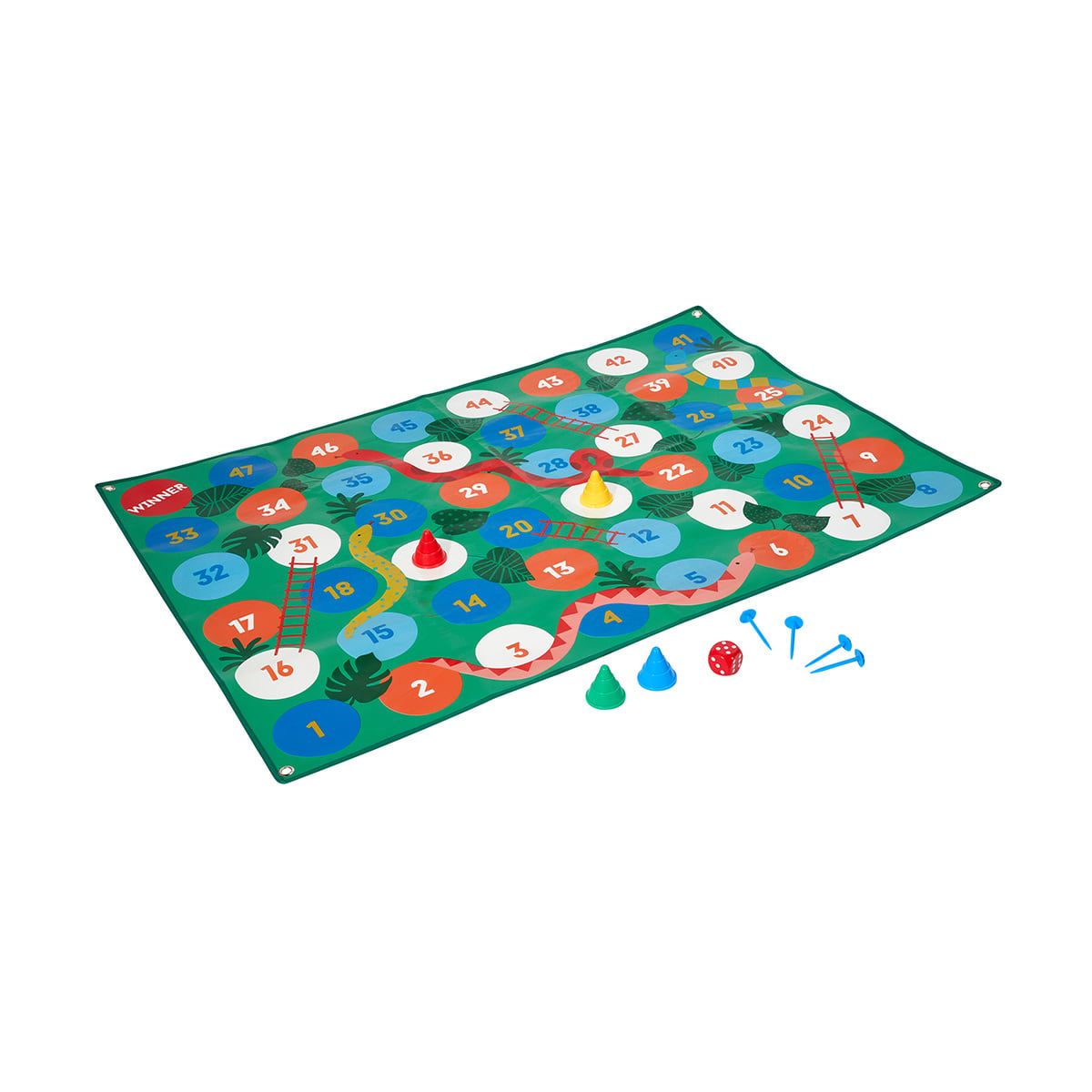 10 Piece Jumbo Snakes & Ladders