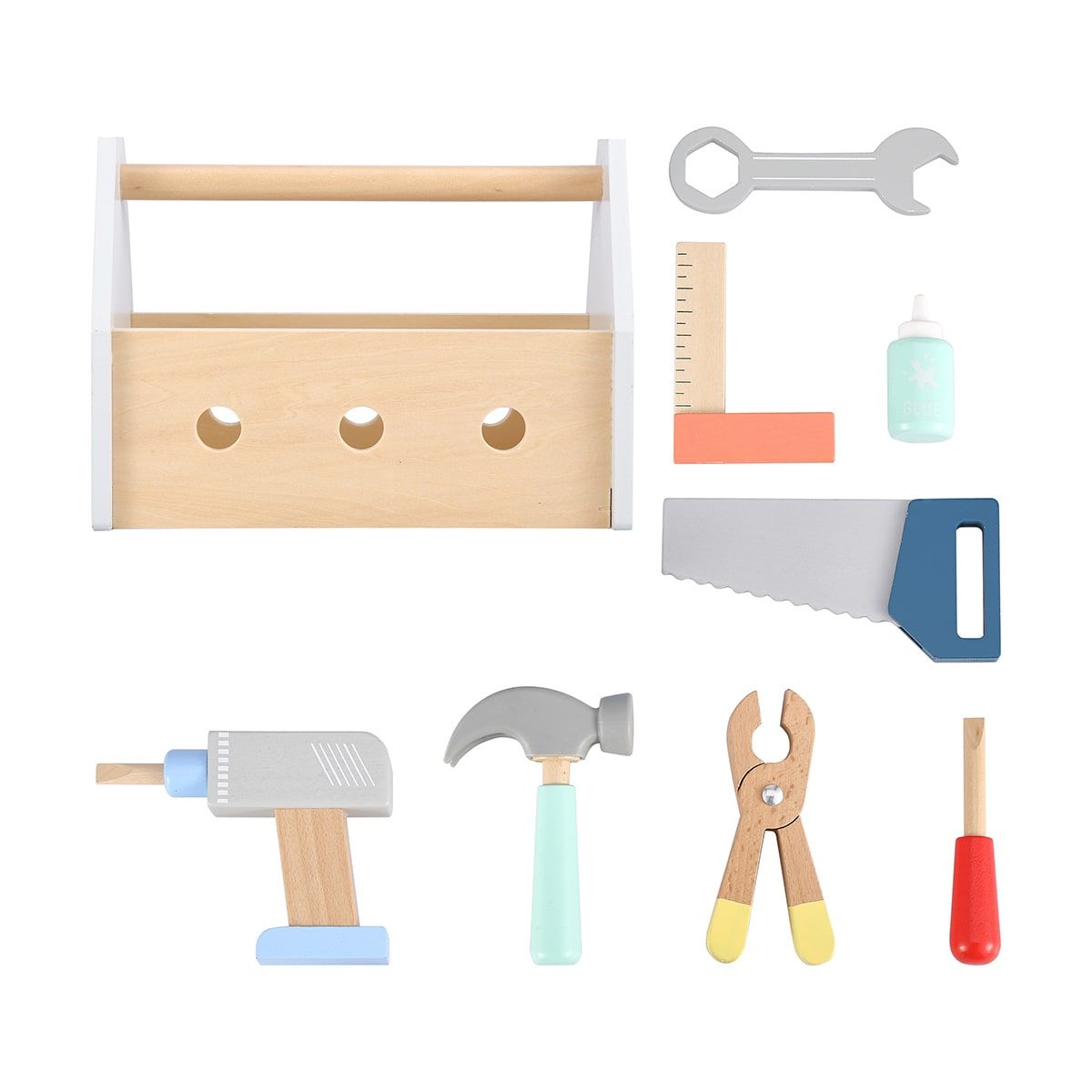 Wooden Tool Box Set