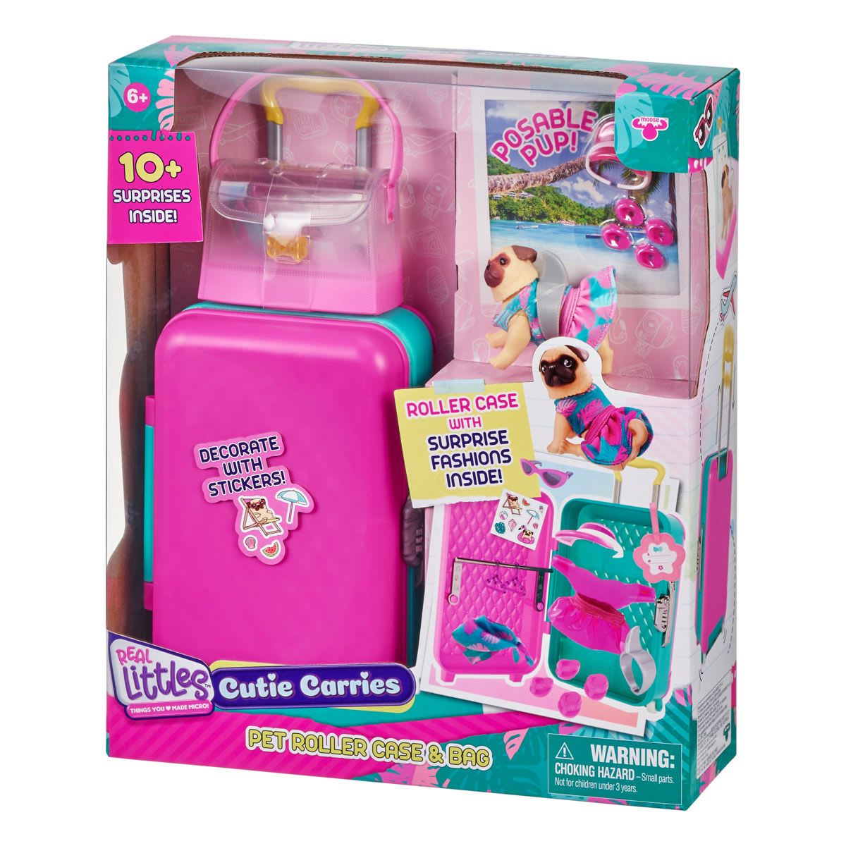 Real Littles Cutie Carries Pet Roller Case and Bag Pack
