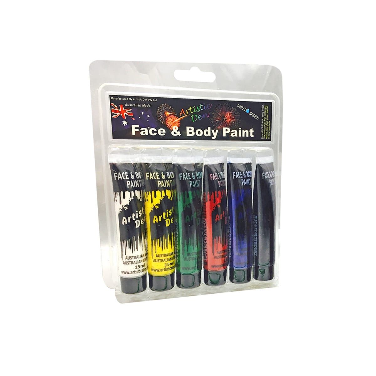 6 Pack Face and Body Paint