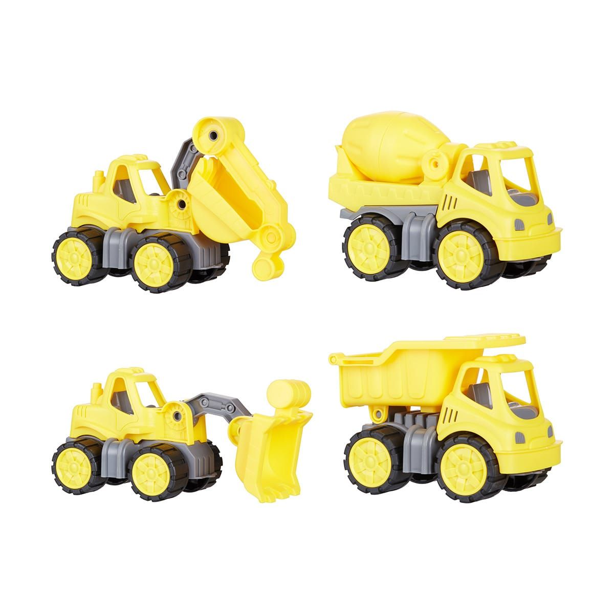 4 Pack Construction Vehicles