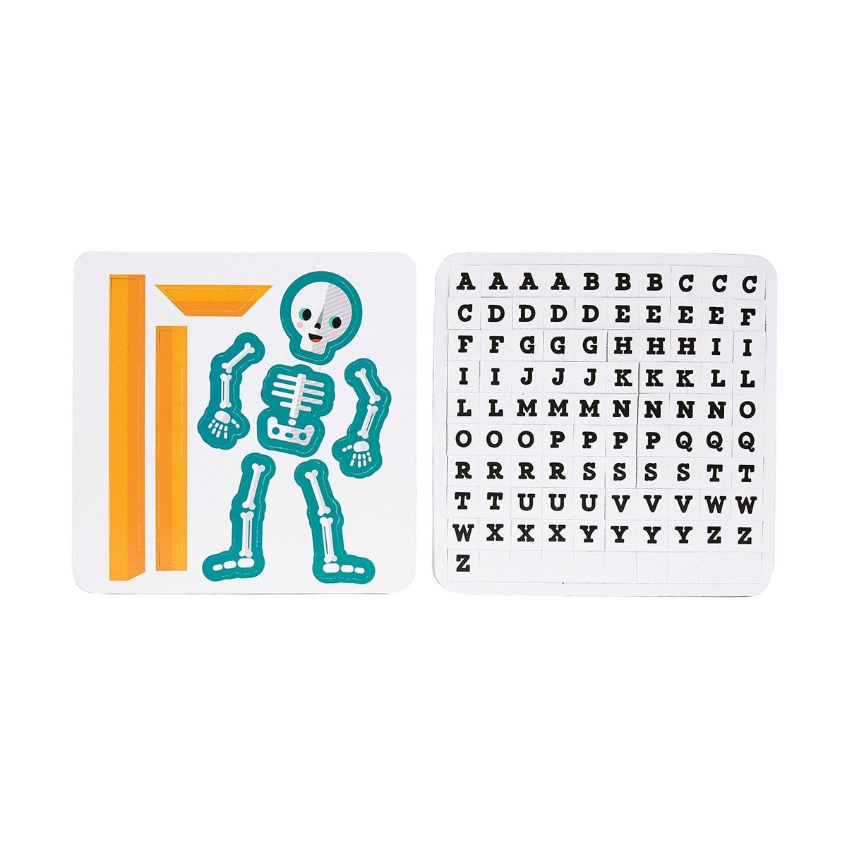 Skeleton Hangman Magnetic Pocket Game