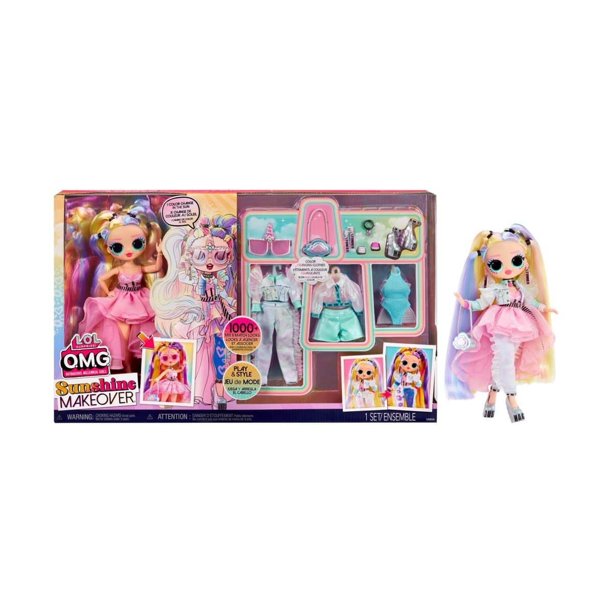 L.O.L. Surprise! O.M.G. Sunshine Makeover Fashion Doll Set