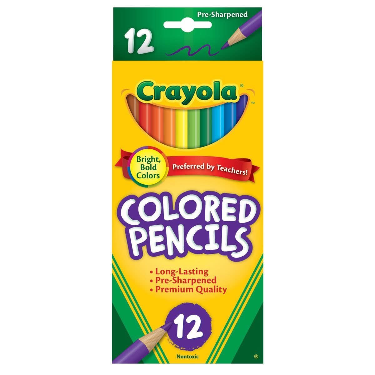 Crayola 12 Pack Coloured Pencils