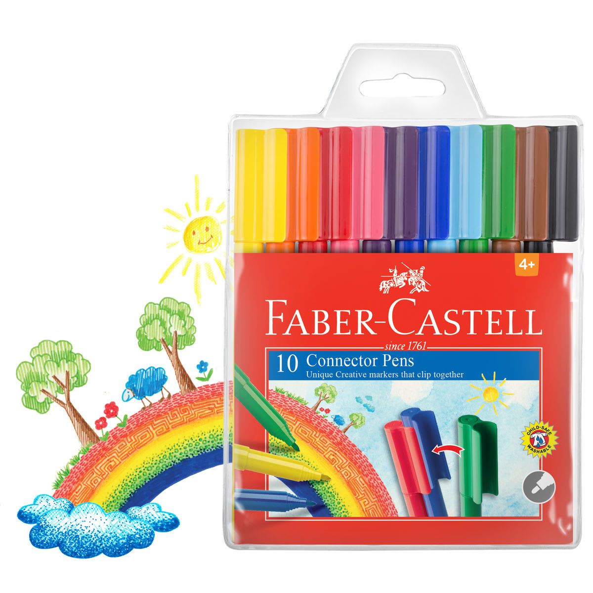 Faber-Castell Connector Pens - Pack of 10