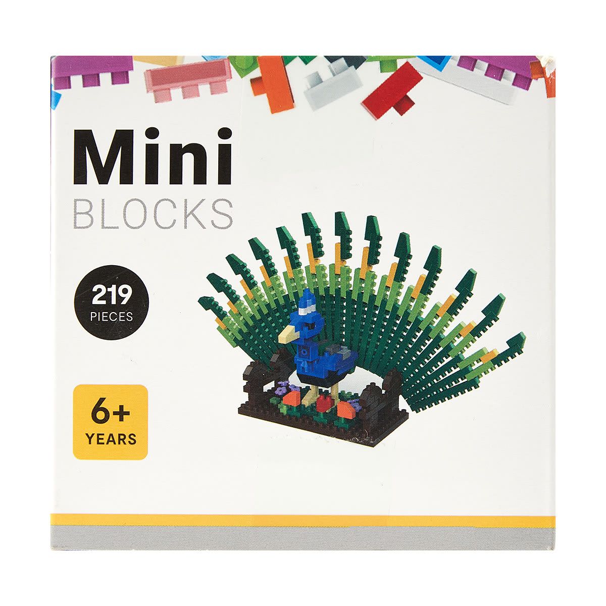 219 Piece Mini Blocks - Peacock