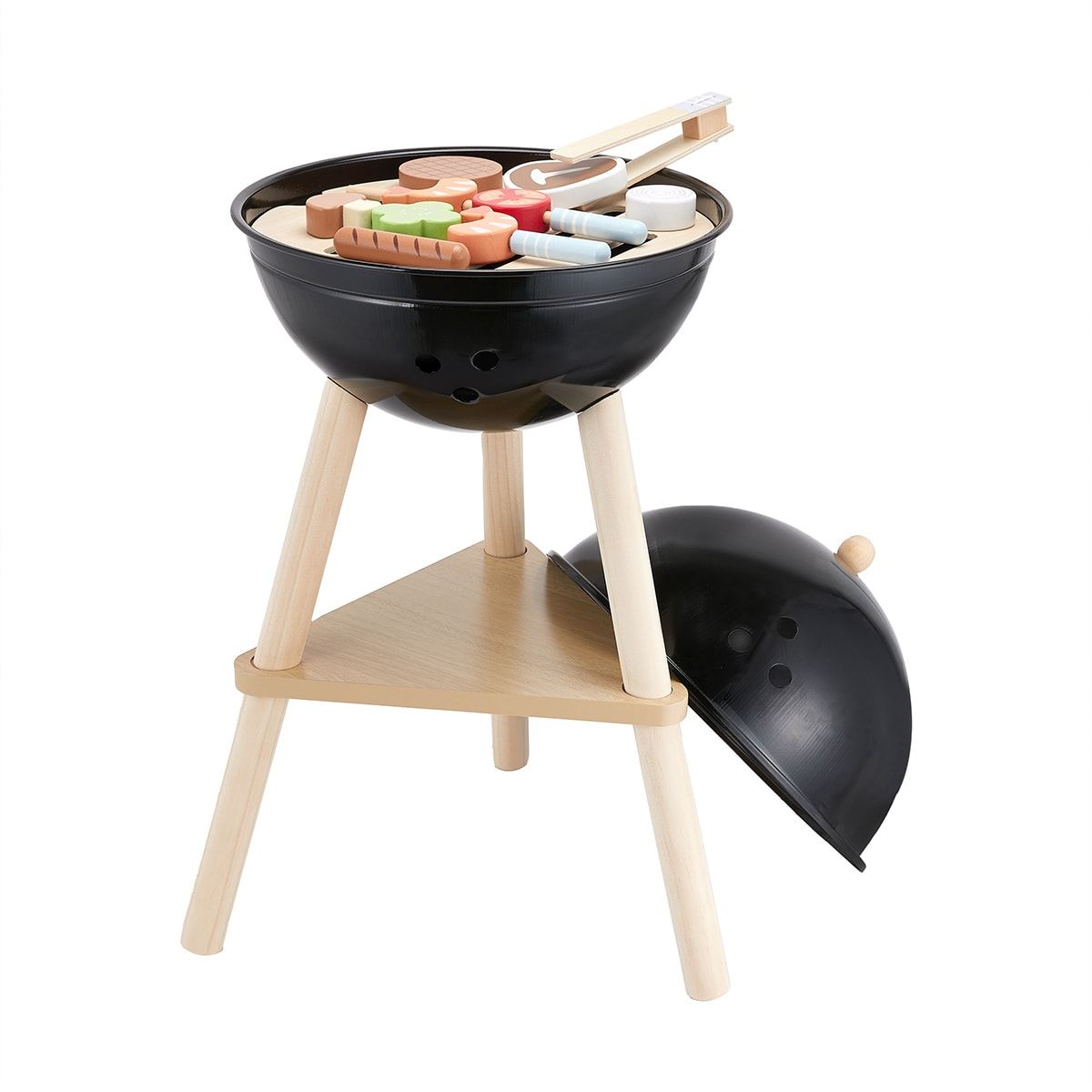 13 Piece Wooden BBQ Playset
