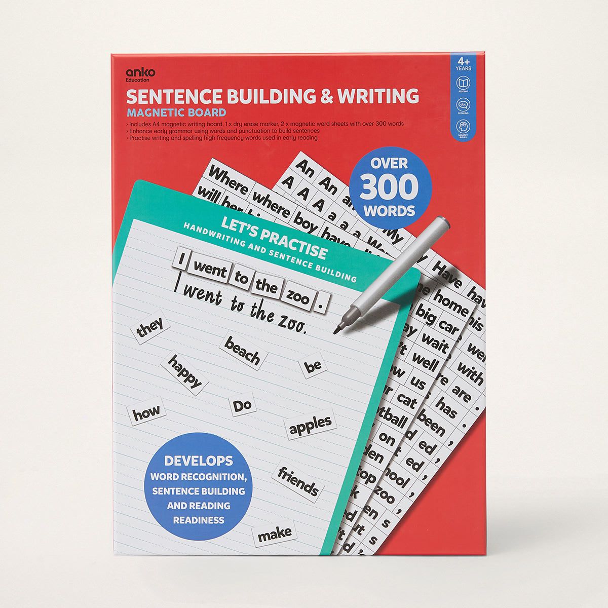 Sentence Building and Writing Magnetic Board