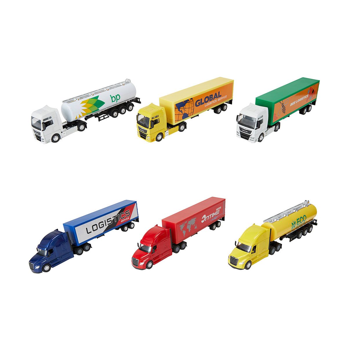 Welly 1:64 Scale Diecast Metal Trucks - Assorted