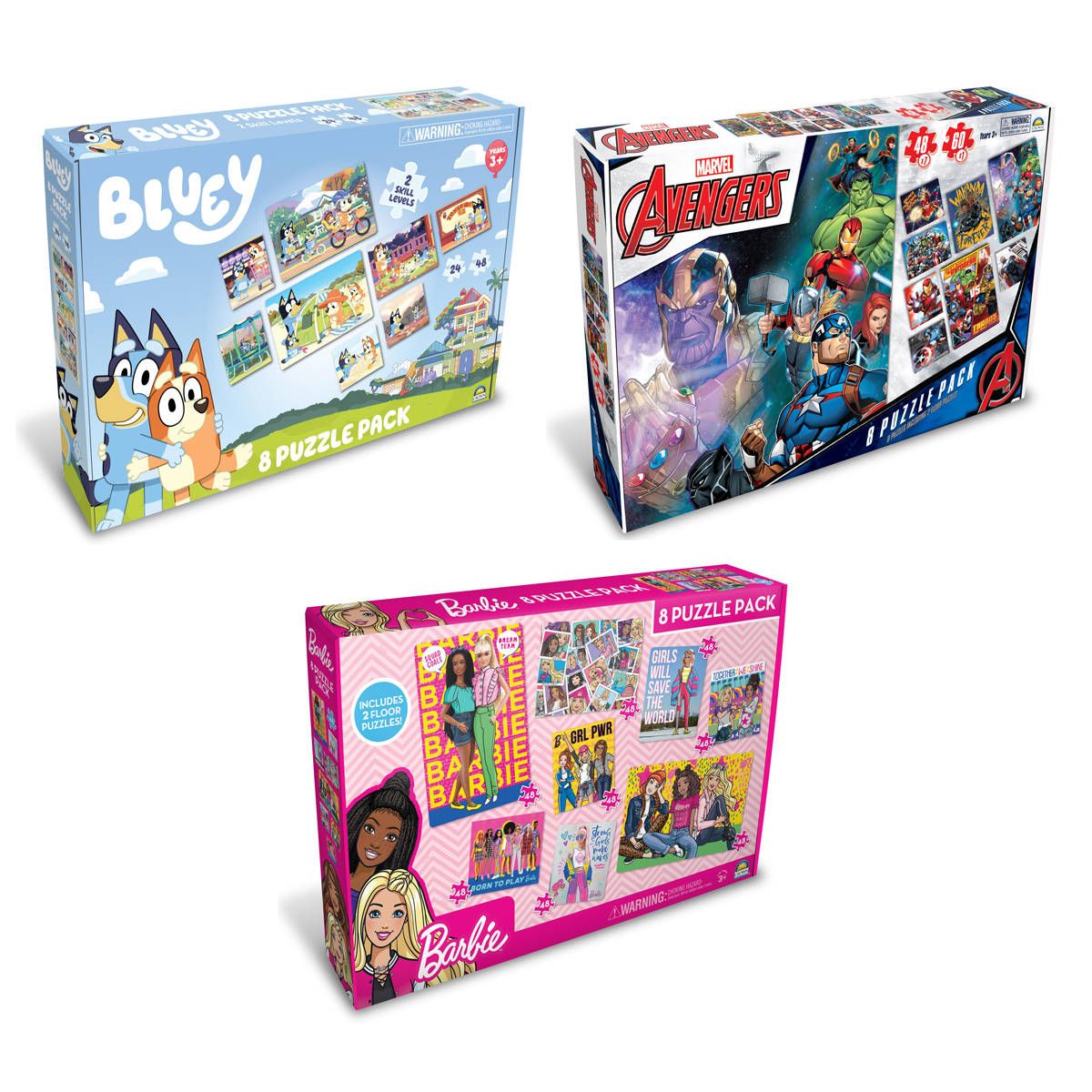 8 Puzzle Pack - Assorted