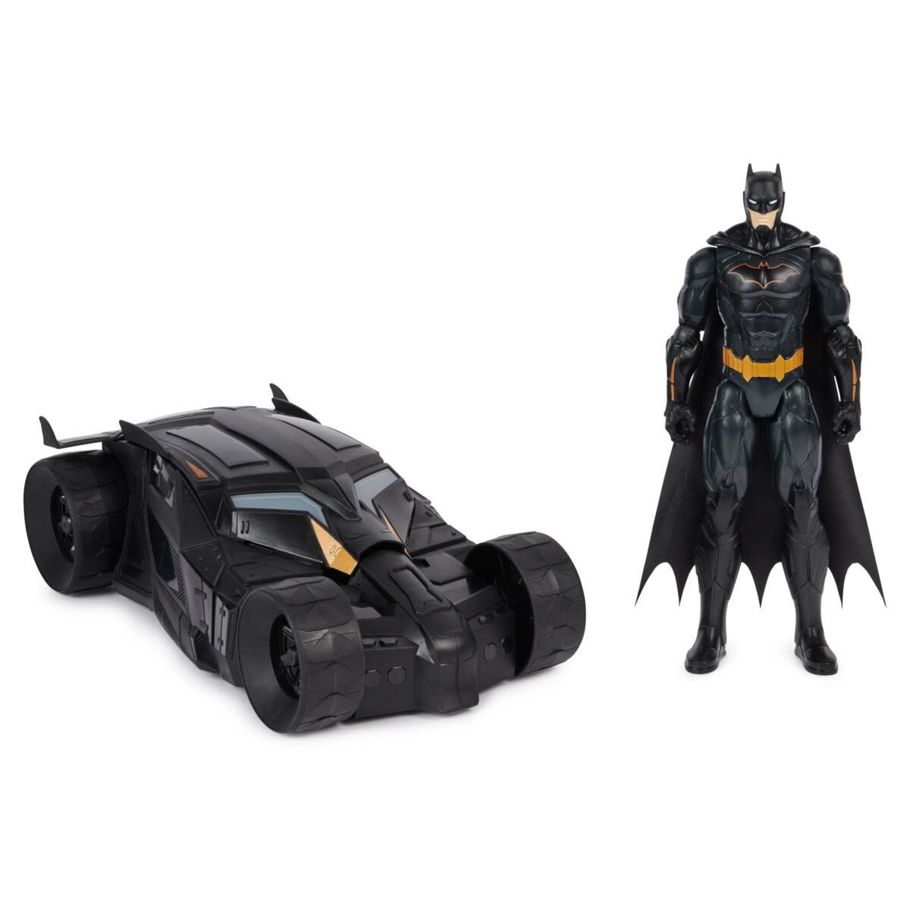 Bat-Tech Batman Plus Batmobile Set
